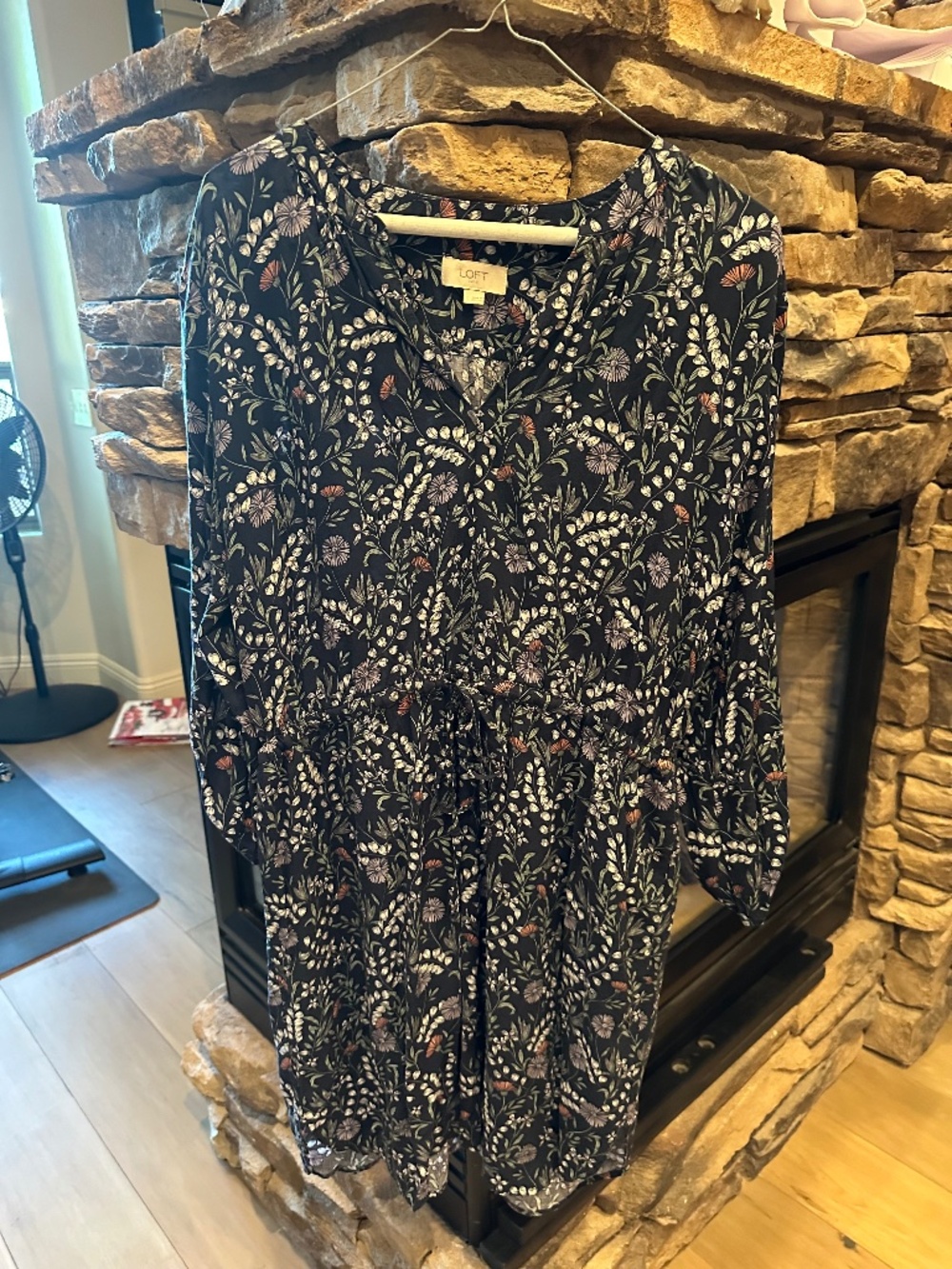 LOFT cinch waist dress